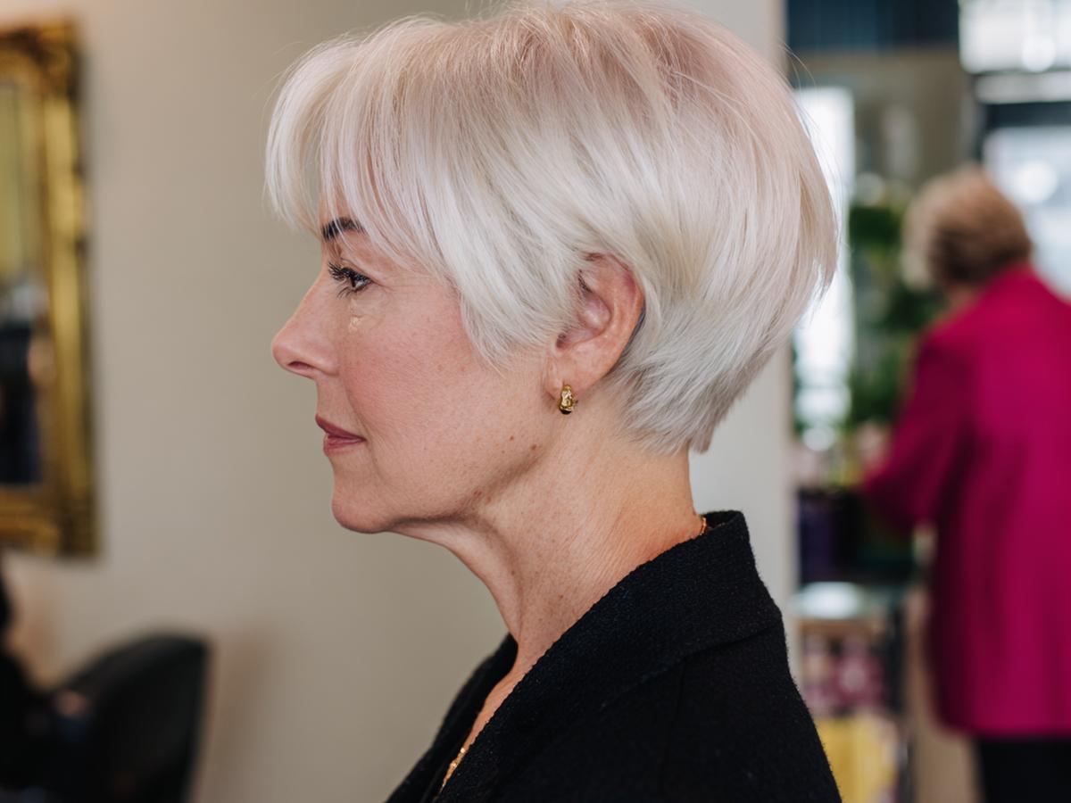 Silver Pixie Bob Side Fringe