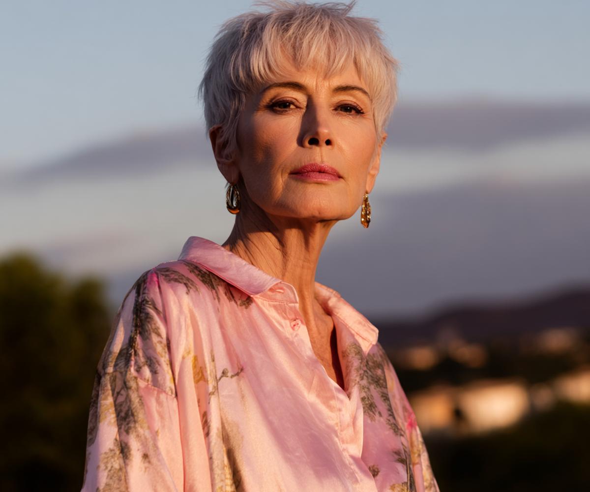 White Pixie With Fringe