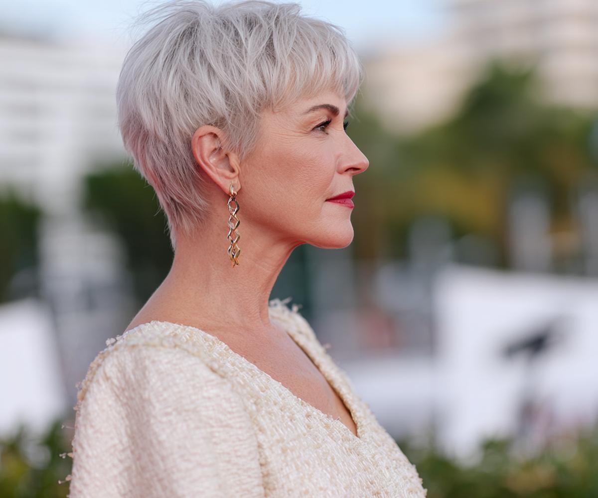 Silver Pixie With Layers