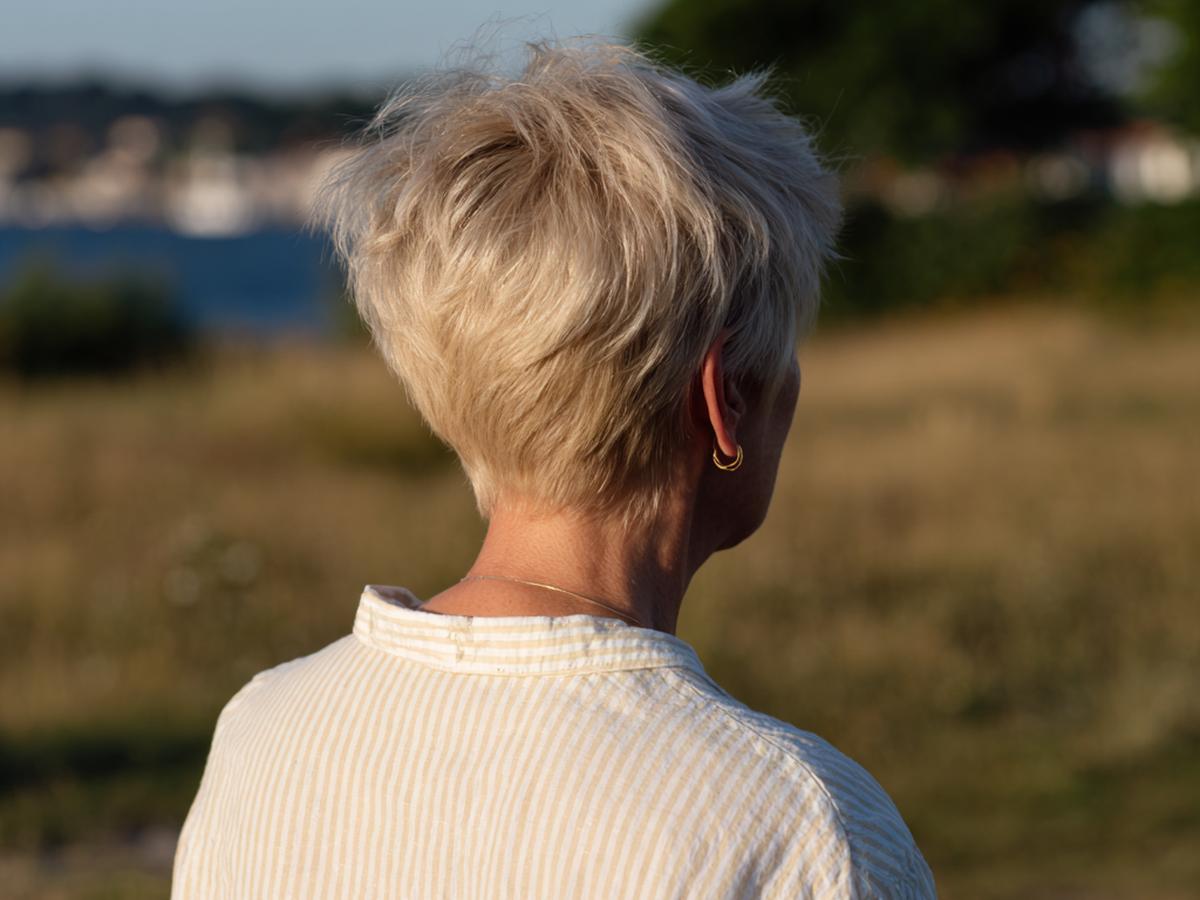 Tousled Blonde Pixie