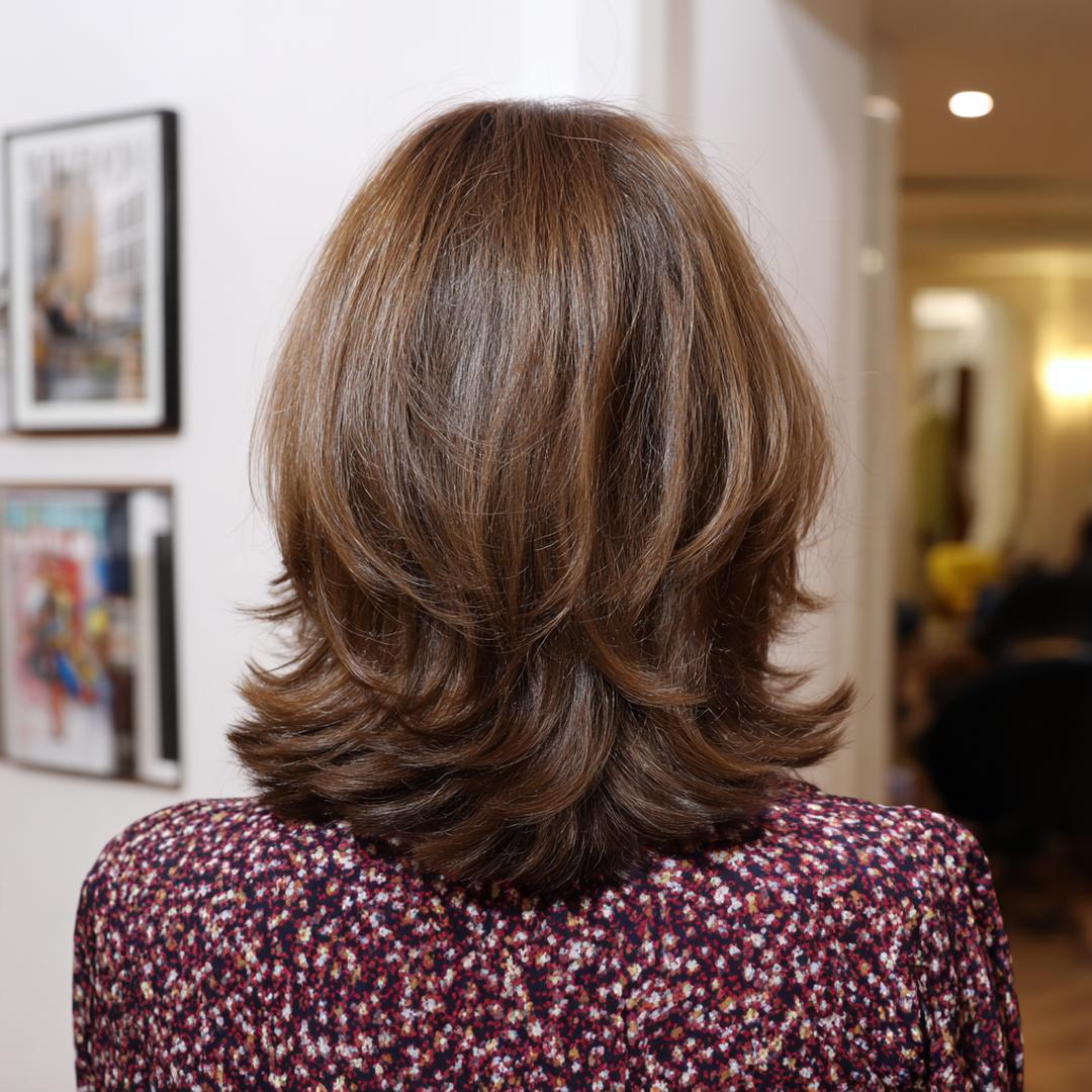 Brown Medium Layered Ends