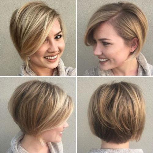Kurzer Bob für feines Haar