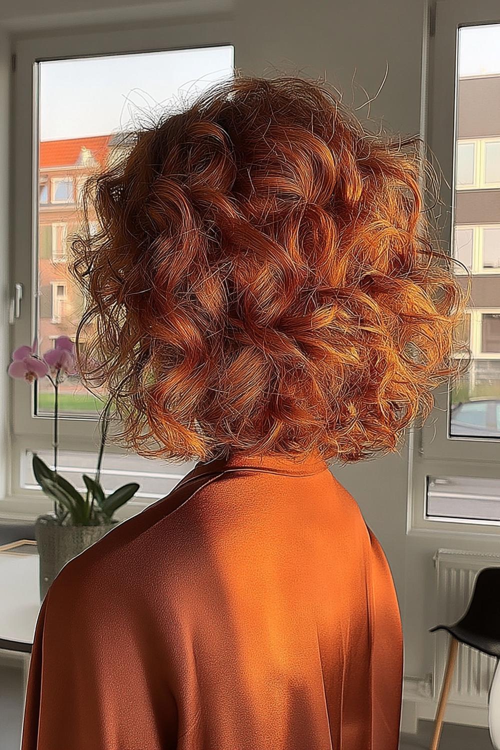 Seitliche Hochzeitsfrisur mit Locken