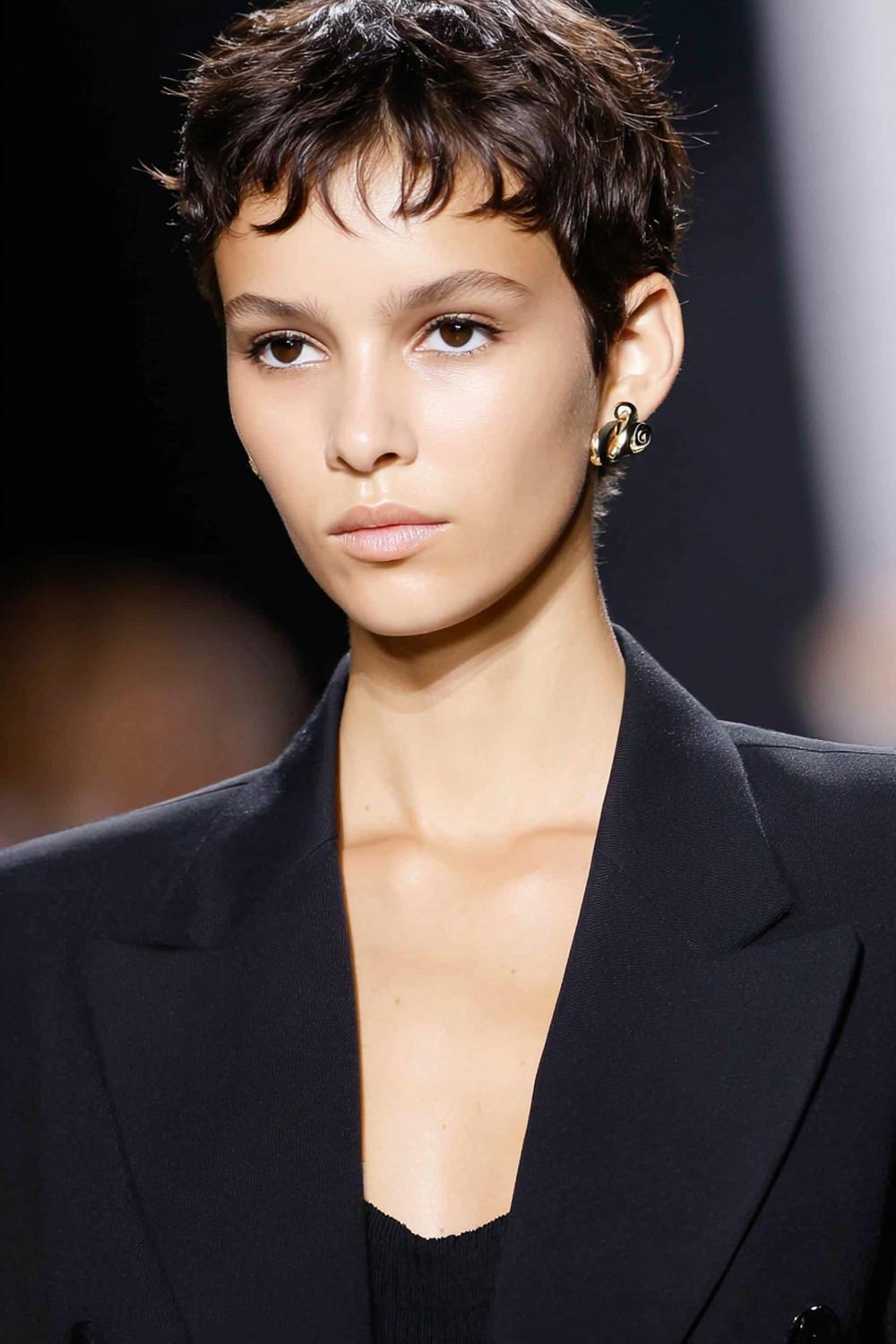 10. Minimal Hair Looks 2026: Pixie-Cut mit cleanen Konturen und Mikropony