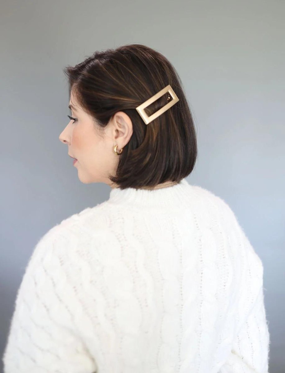 Minimalistische kurze Haare Klammer