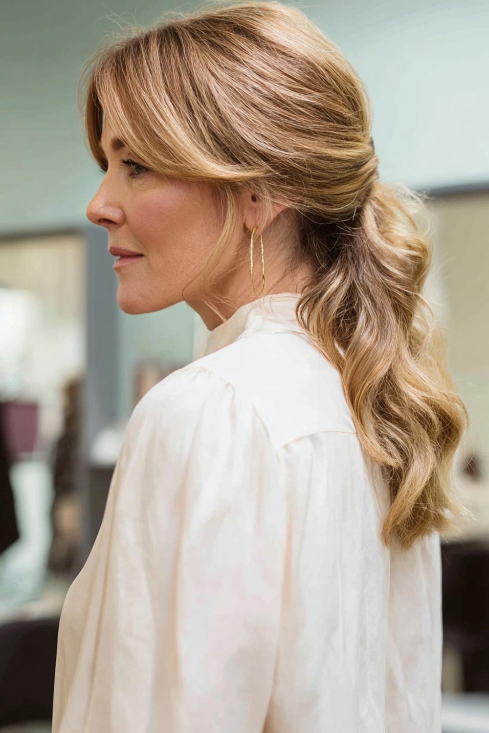 2. Must Try Frisuren 2026: Soft-Skandi-Layers mit Vorhangpony