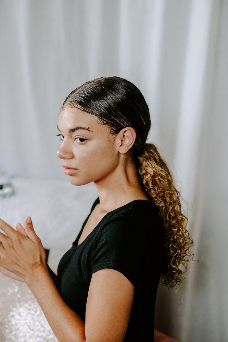 Hitze-freier Slick Back Ponytail