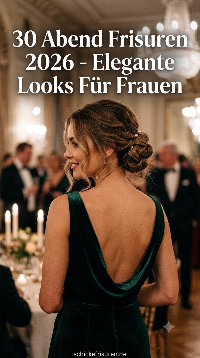 30 Abend Frisuren 2026 - Elegante Looks Für Frauen