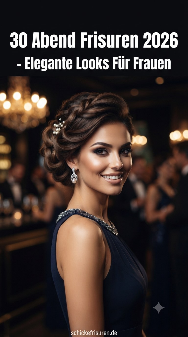 30 Abend Frisuren 2026 - Elegante Looks Für Frauen