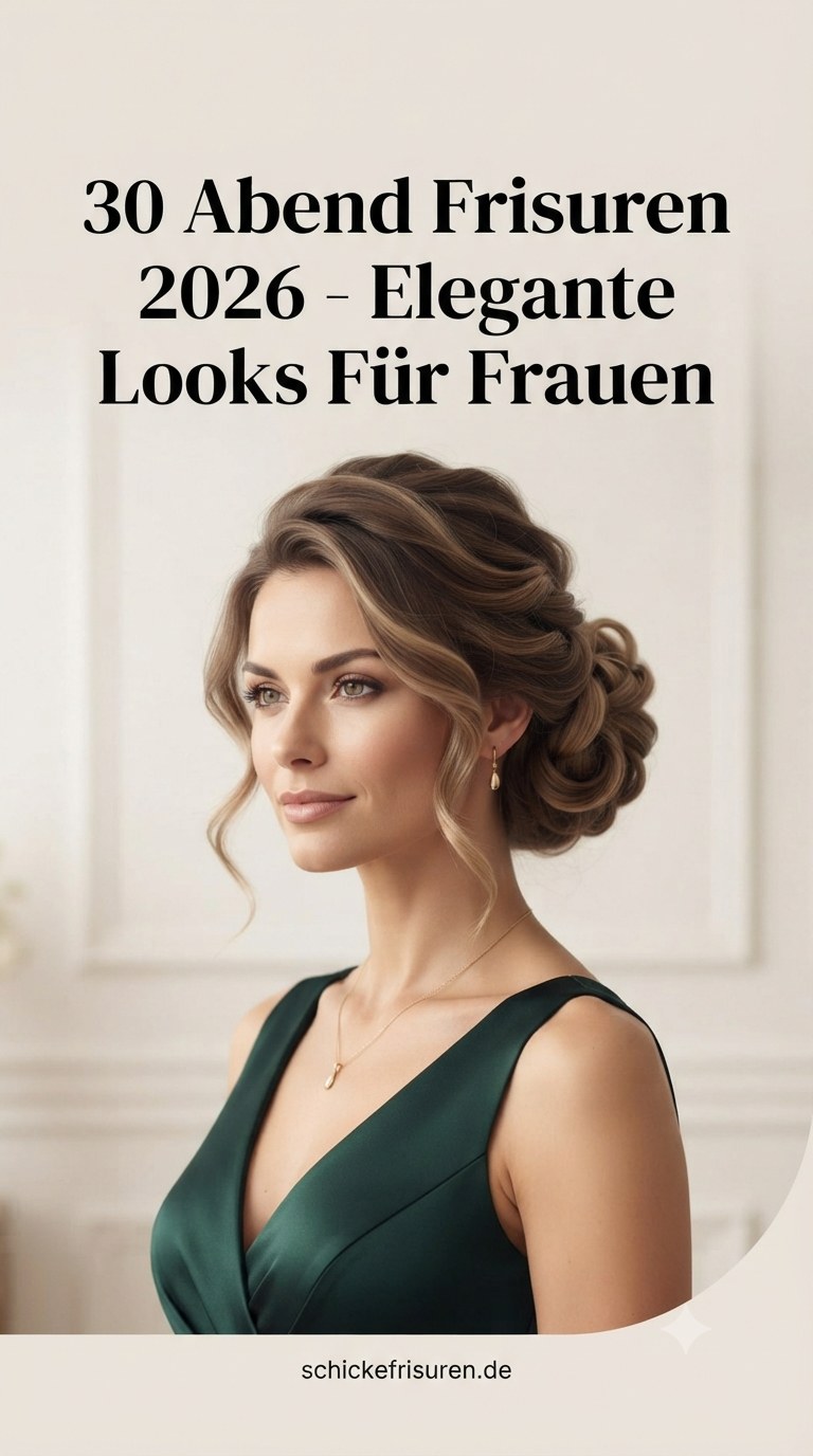 30 Abend Frisuren 2026 - Elegante Looks Für Frauen