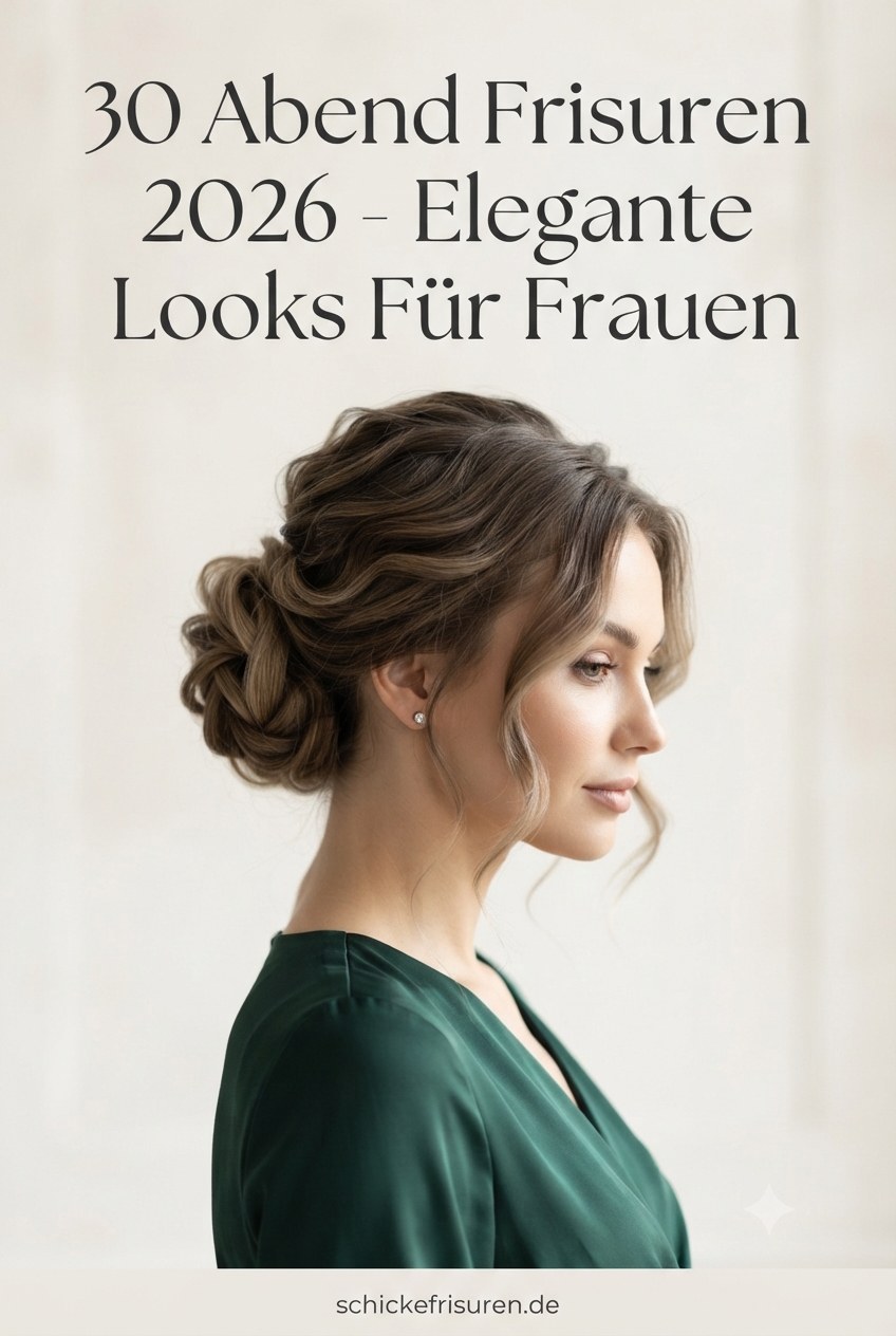30 Abend Frisuren 2026 - Elegante Looks Für Frauen