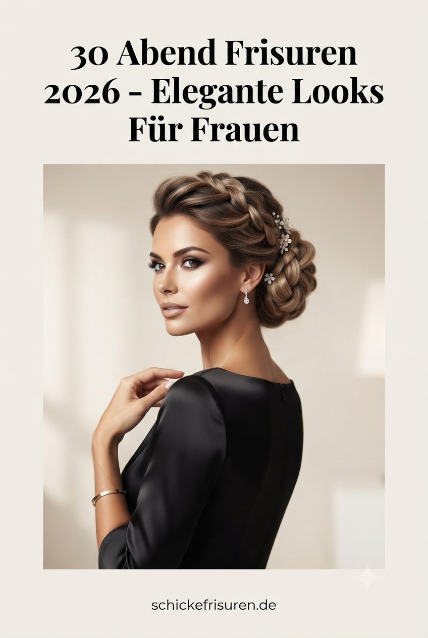 30 Abend Frisuren 2026 - Elegante Looks Für Frauen