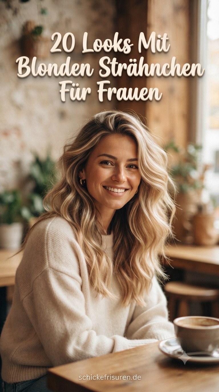 20 Looks Mit Blonden Strähnchen Für Frauen