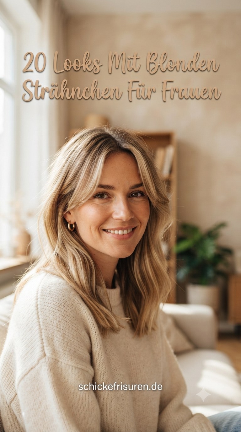 20 Looks Mit Blonden Strähnchen Für Frauen