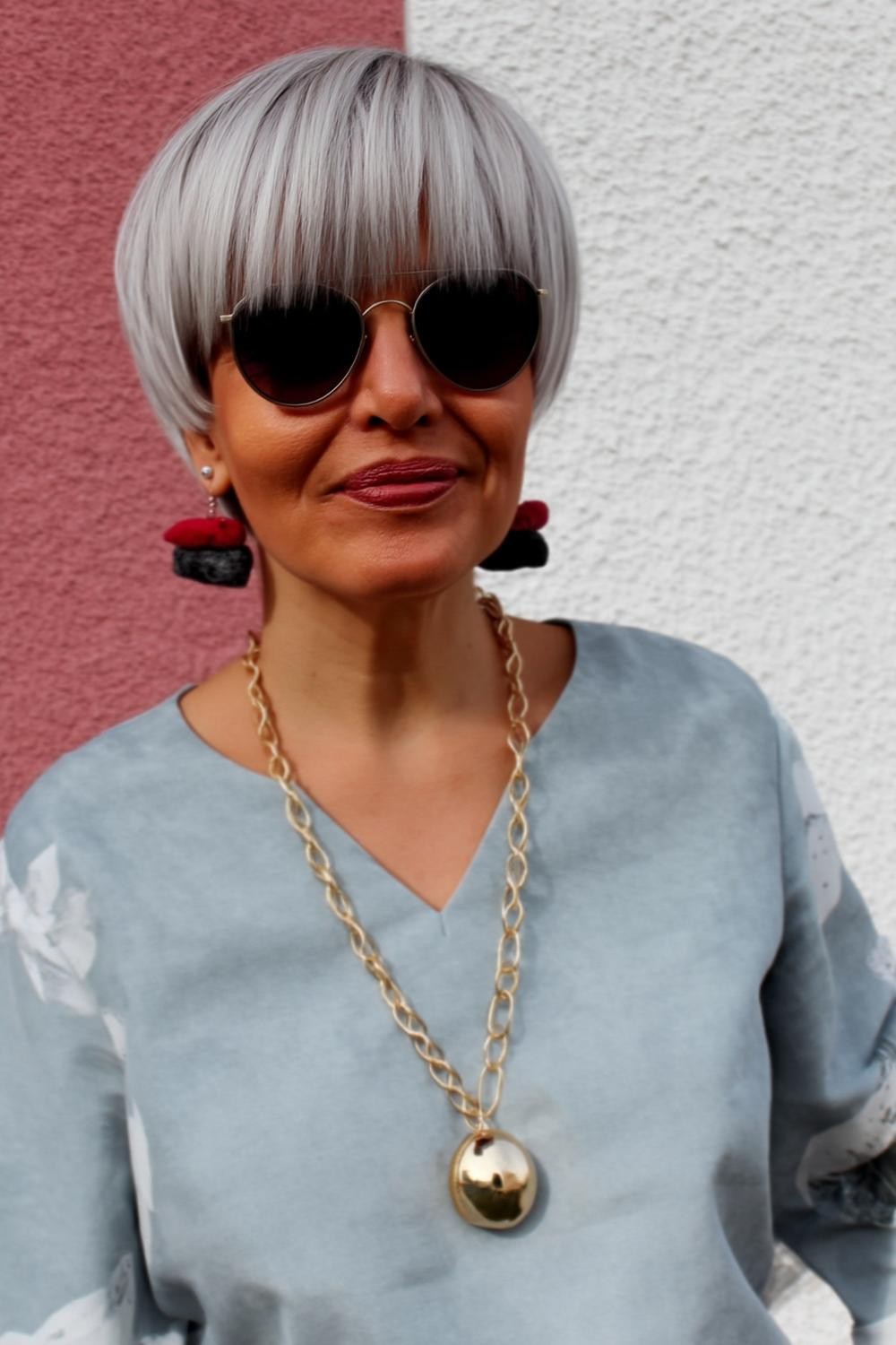 Geometrischer Pony-Bob