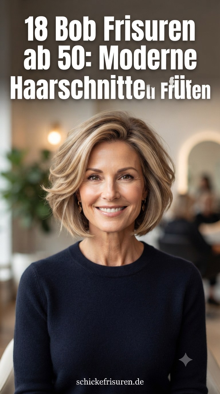 18 Bob Frisuren ab 50: Moderne Haarschnitte für Frauen