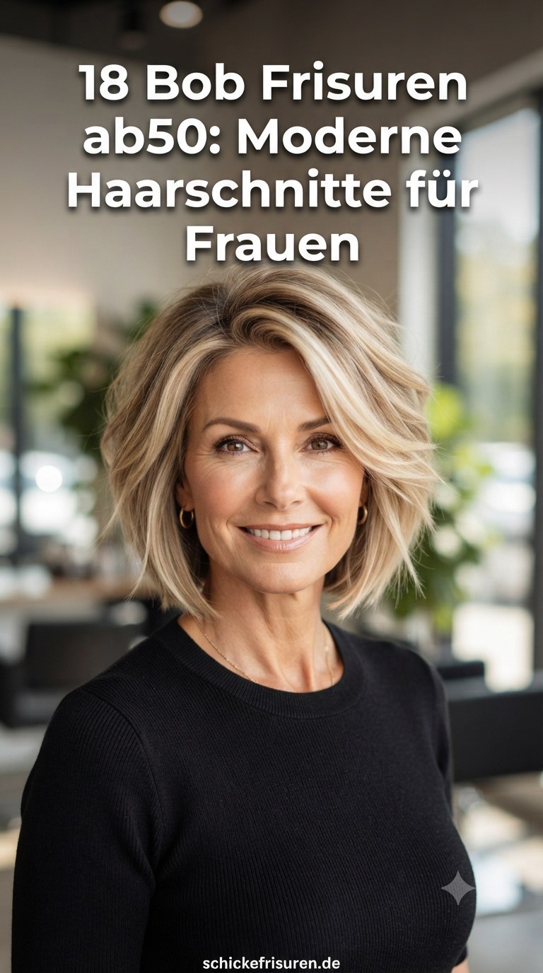 18 Bob Frisuren ab 50: Moderne Haarschnitte für Frauen