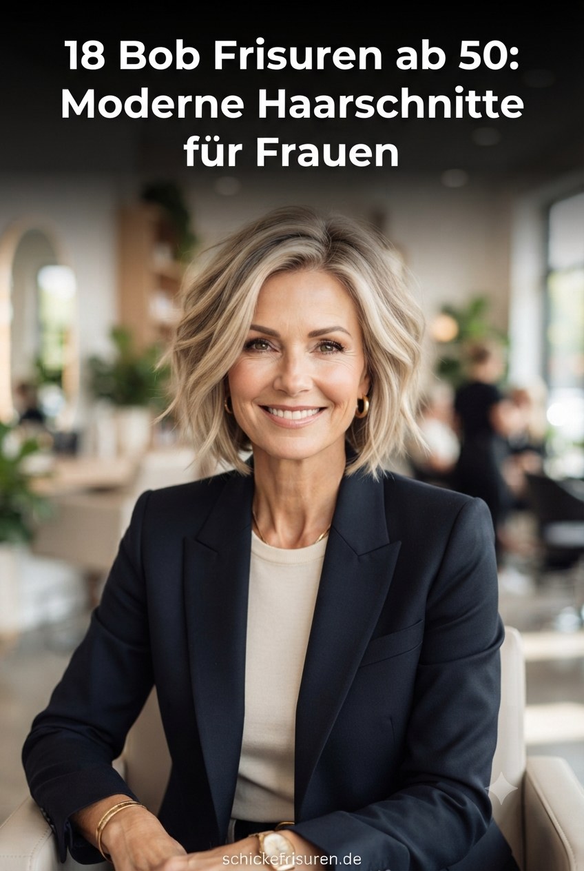 18 Bob Frisuren ab 50: Moderne Haarschnitte für Frauen