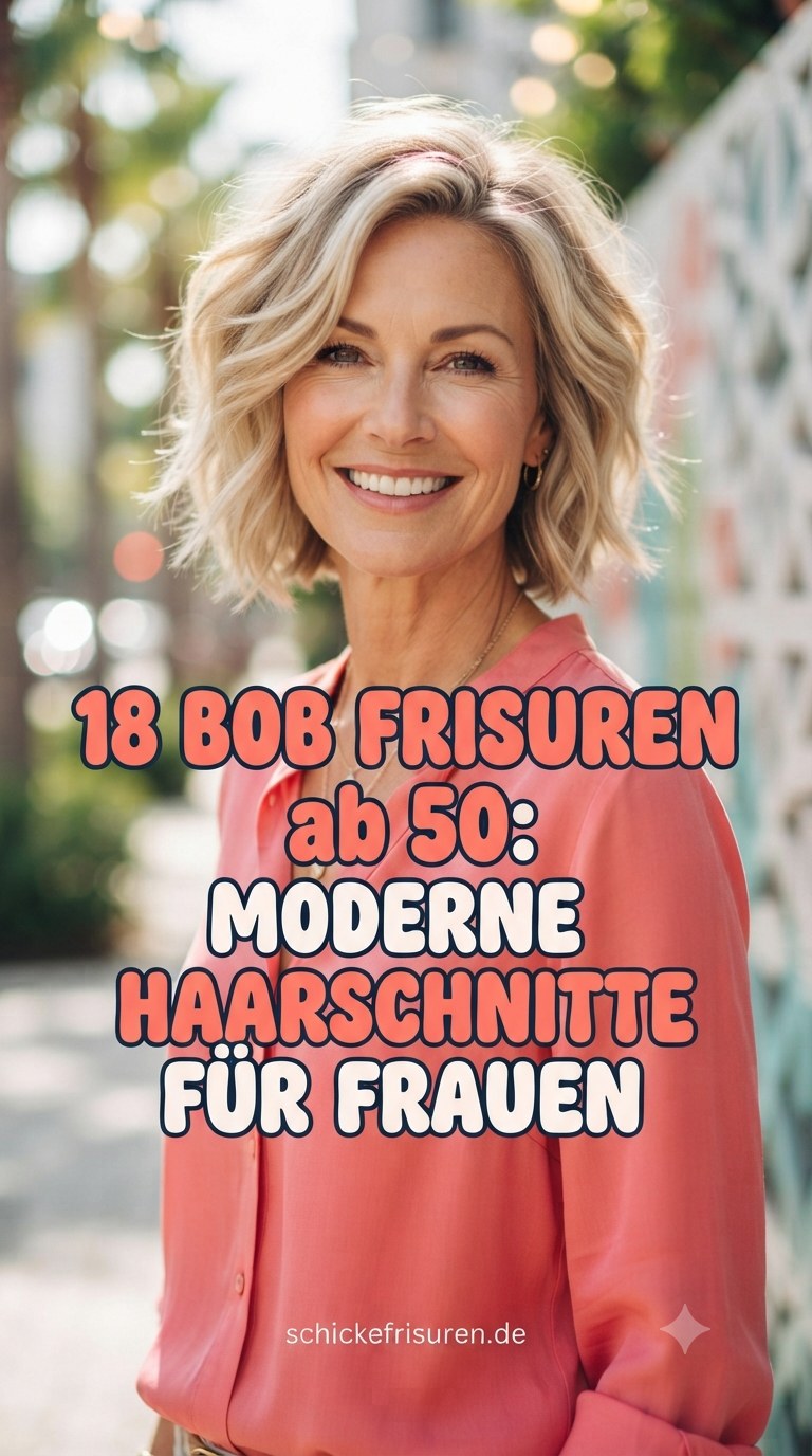 18 Bob Frisuren ab 50: Moderne Haarschnitte für Frauen
