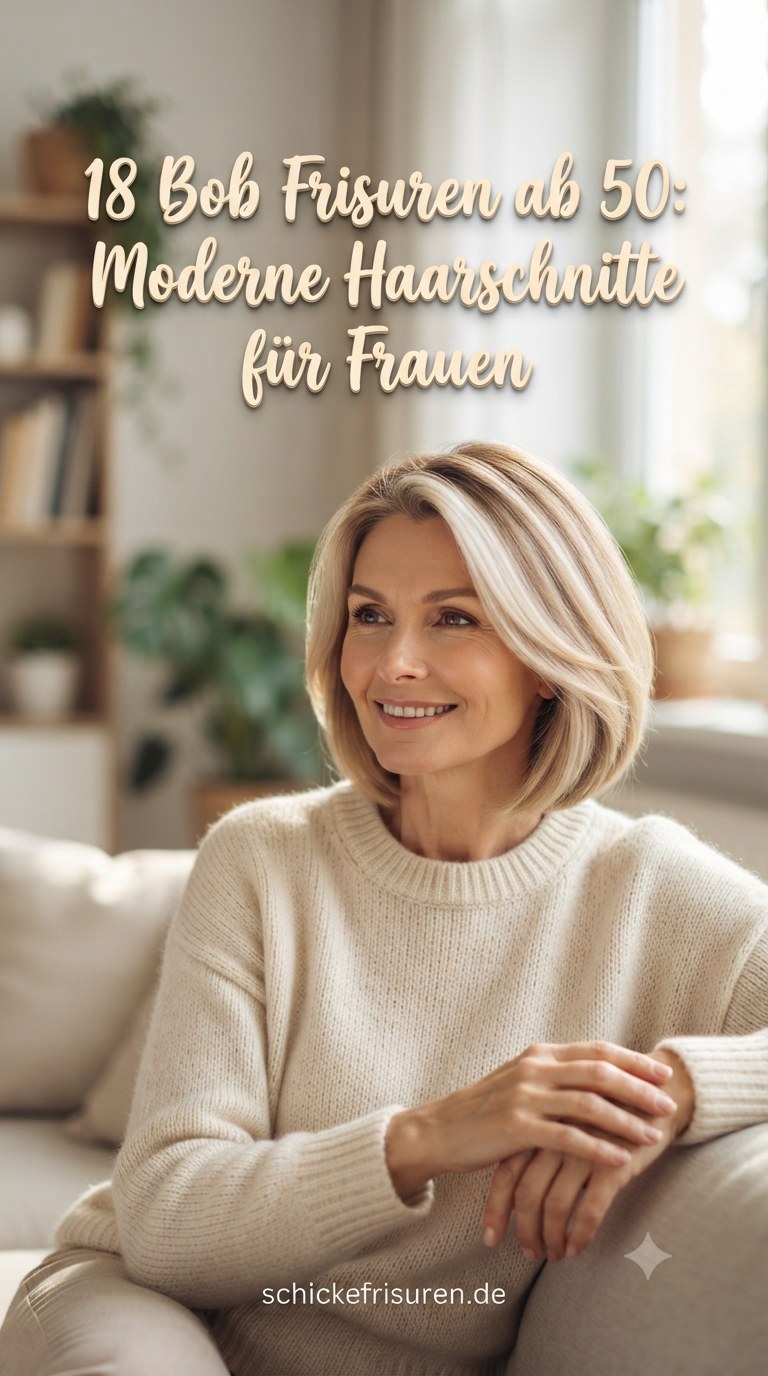 18 Bob Frisuren ab 50: Moderne Haarschnitte für Frauen
