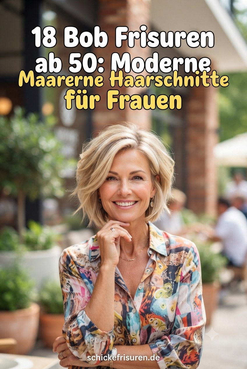 18 Bob Frisuren ab 50: Moderne Haarschnitte für Frauen