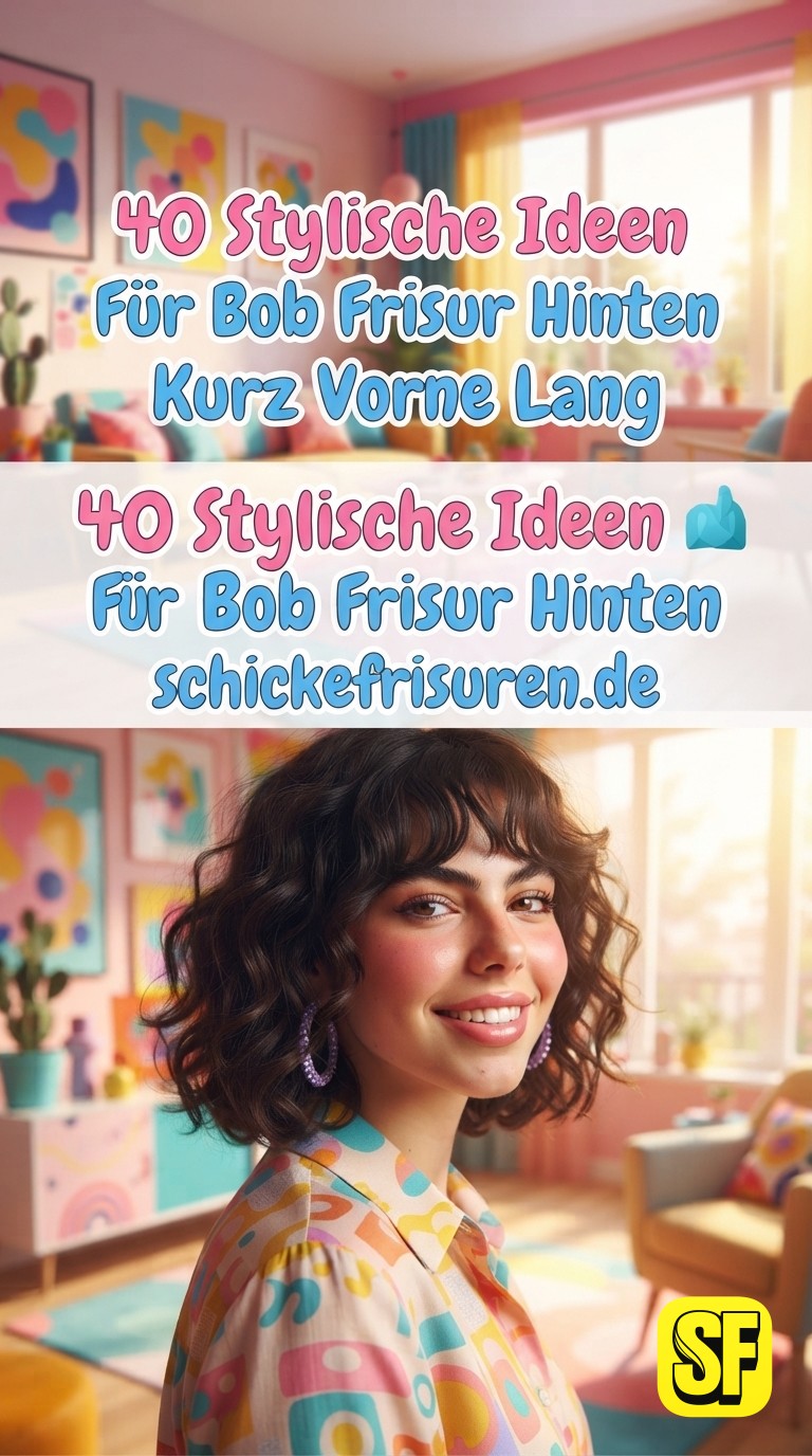 40 Stylische Ideen Für Bob Frisur Hinten Kurz Vorne Lang