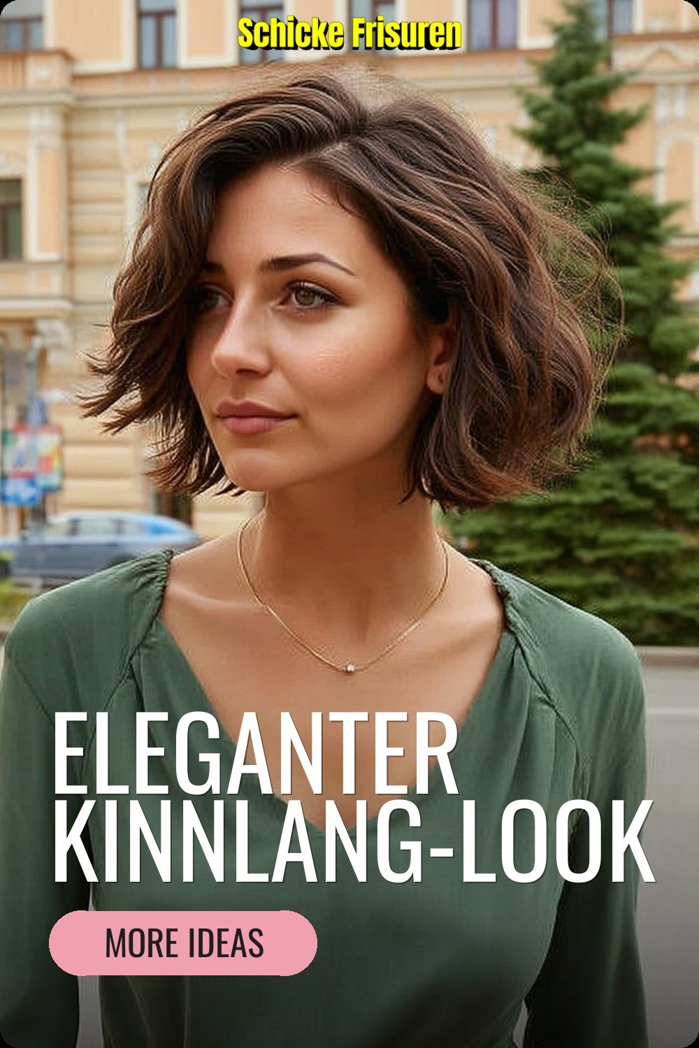 Eleganter Kinnlang-Look