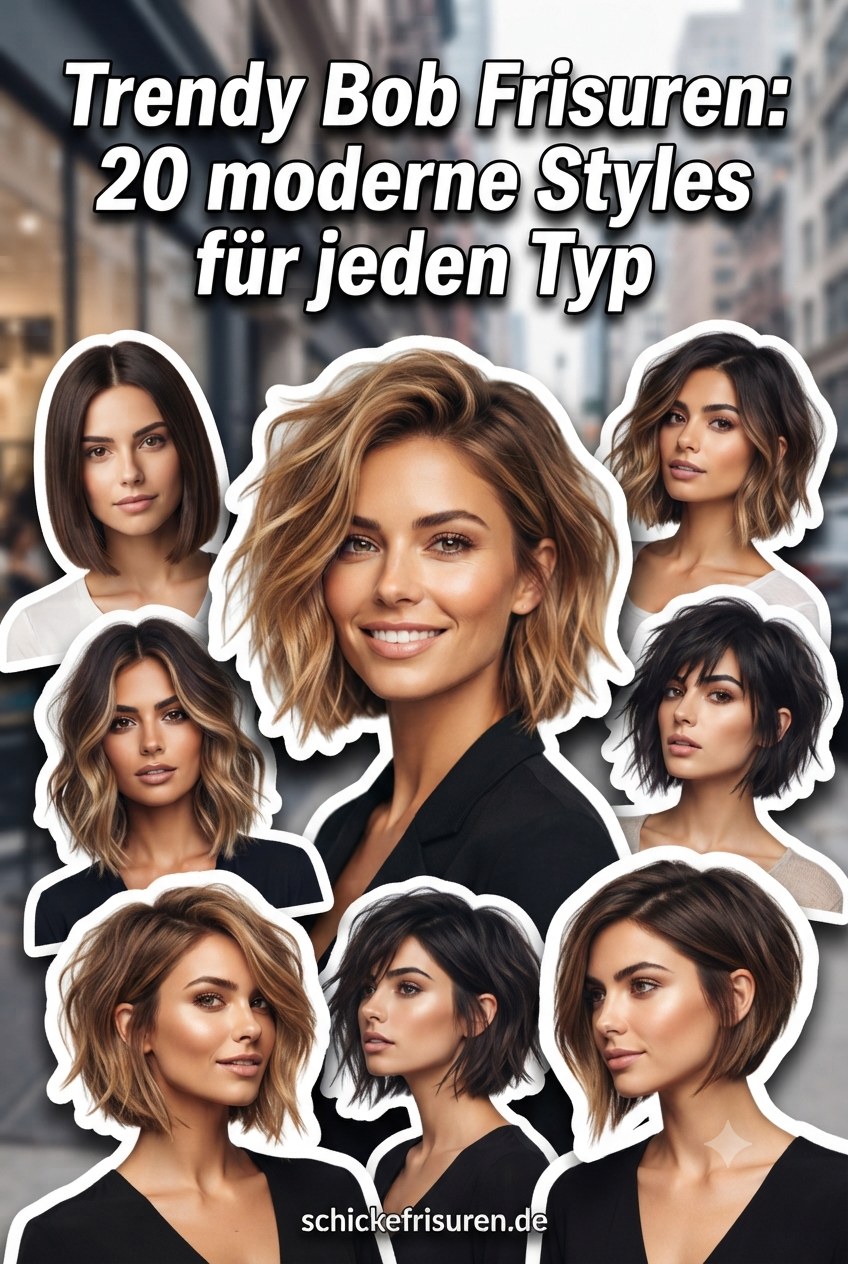Trendy Bob Frisuren: 20 moderne Styles für jeden Typ