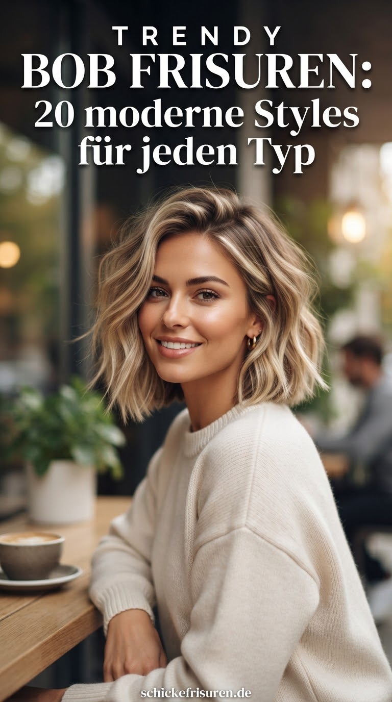 Trendy Bob Frisuren: 20 moderne Styles für jeden Typ