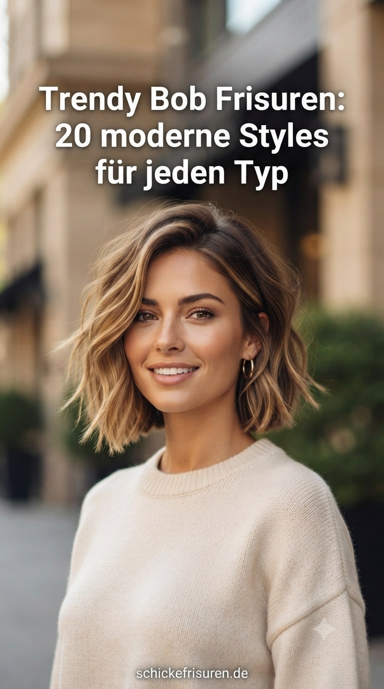 Trendy Bob Frisuren: 20 moderne Styles für jeden Typ