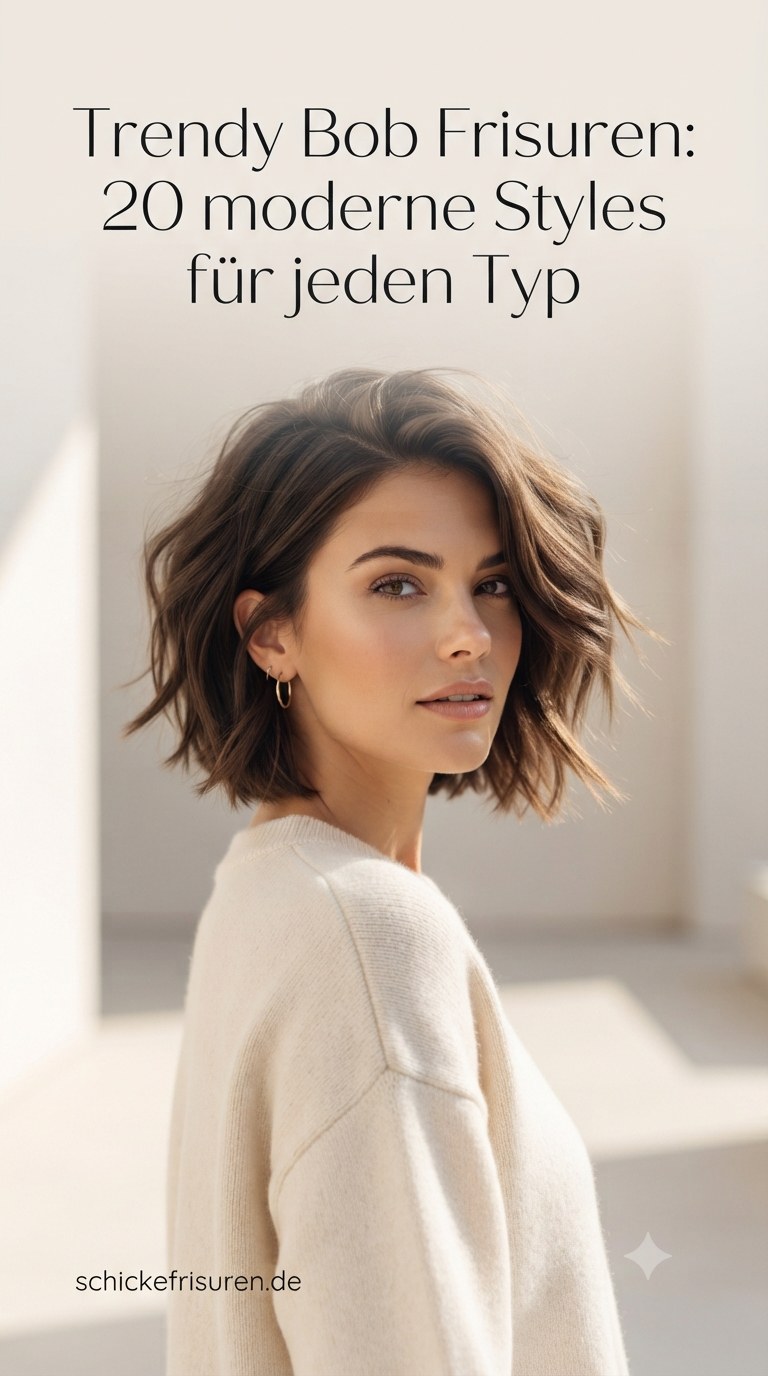 Trendy Bob Frisuren: 20 moderne Styles für jeden Typ