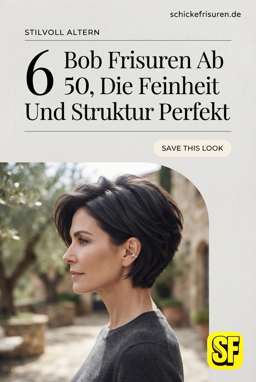 6 Bob Frisuren Ab 50, Die Feinheit Und Struktur Perfekt