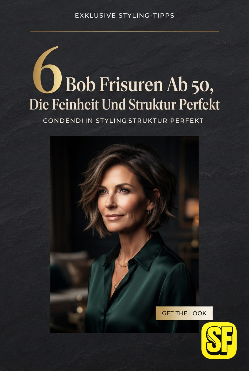 6 Bob Frisuren Ab 50, Die Feinheit Und Struktur Perfekt