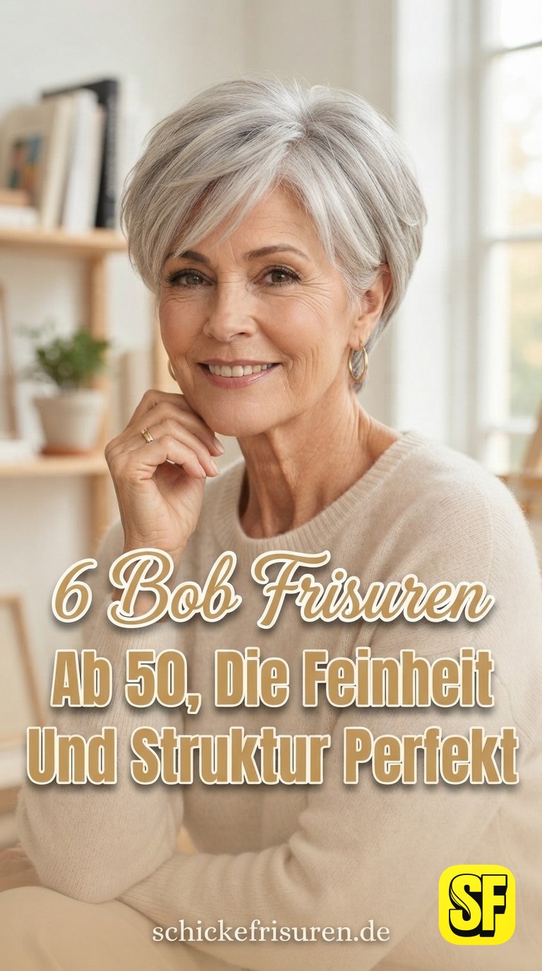 6 Bob Frisuren Ab 50, Die Feinheit Und Struktur Perfekt
