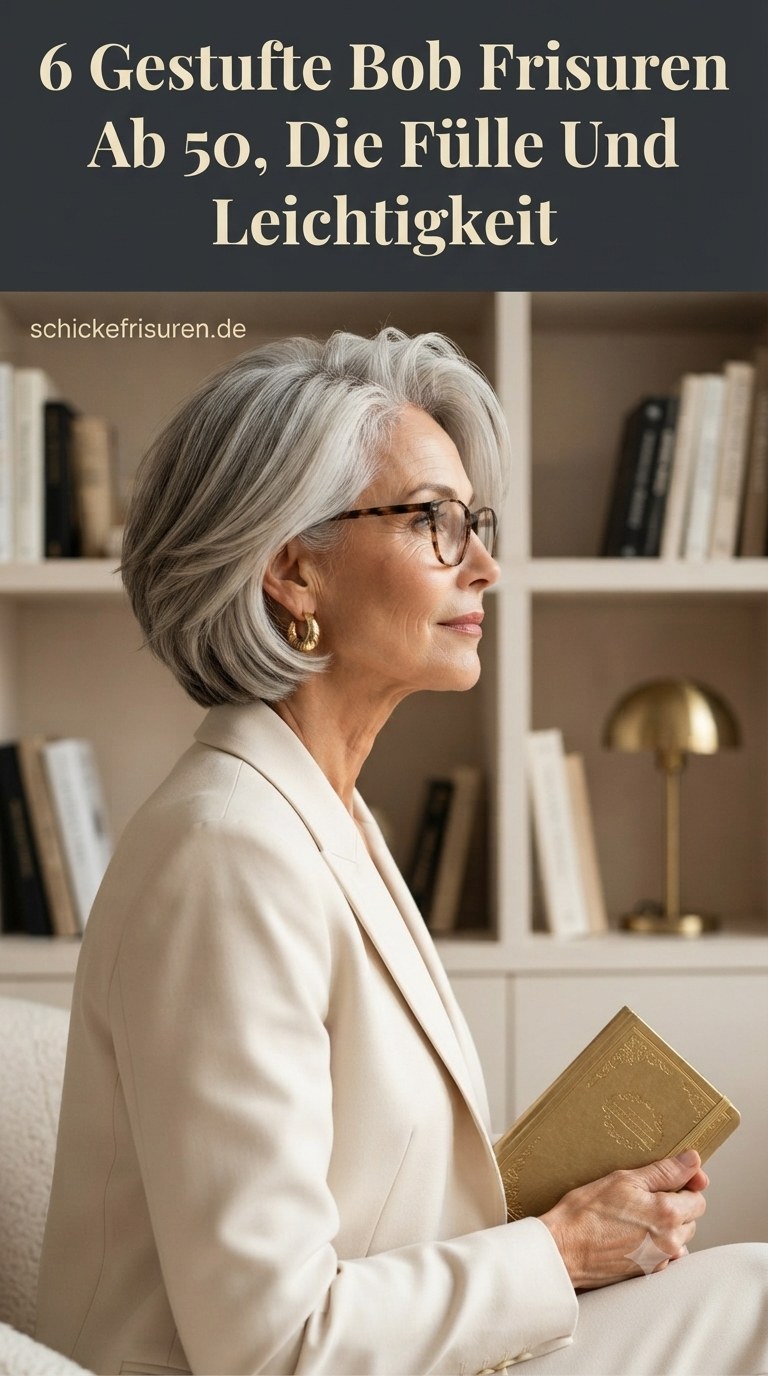 6 Gestufte Bob Frisuren Ab 50, Die Fülle Und Leichtigkeit
