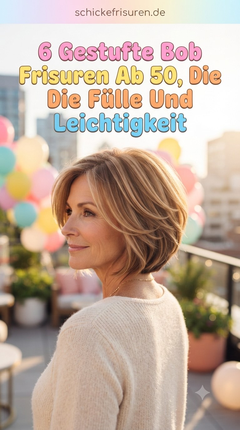 6 Gestufte Bob Frisuren Ab 50, Die Fülle Und Leichtigkeit