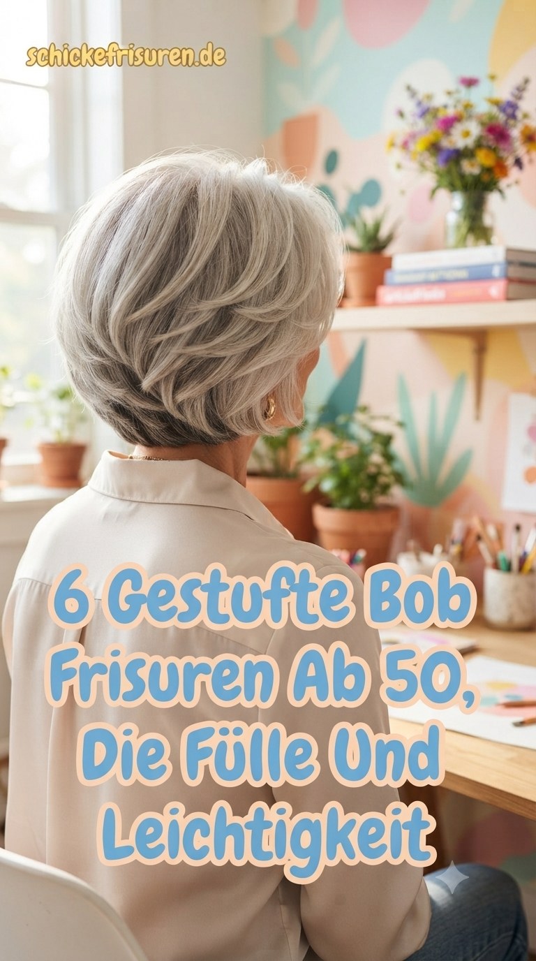 6 Gestufte Bob Frisuren Ab 50, Die Fülle Und Leichtigkeit