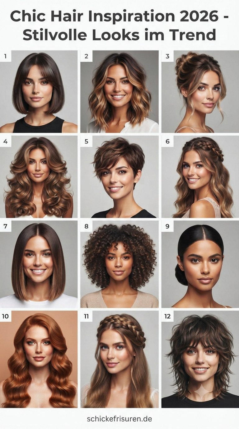 Chic Hair Inspiration 2026 - Stilvolle Looks im Trend
