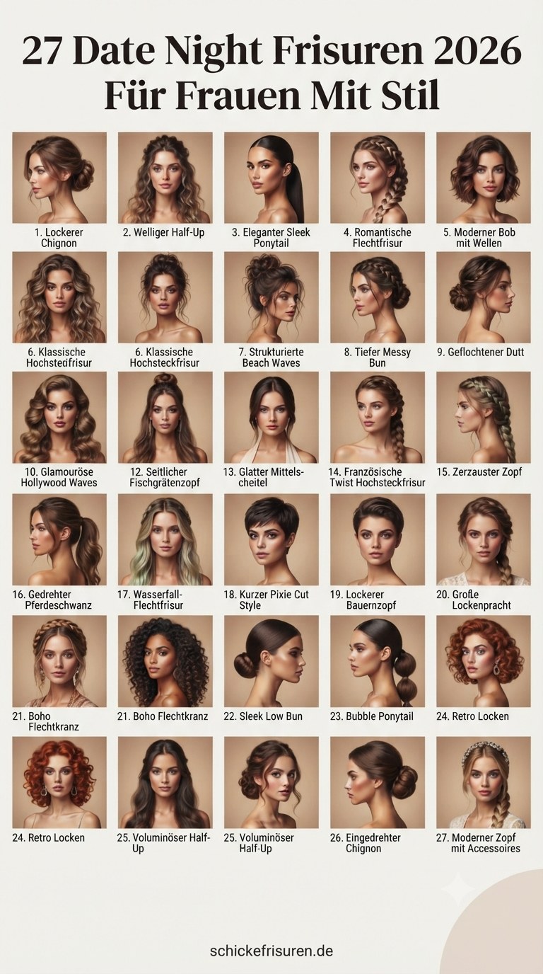 27 Date Night Frisuren 2026 Für Frauen Mit Stil