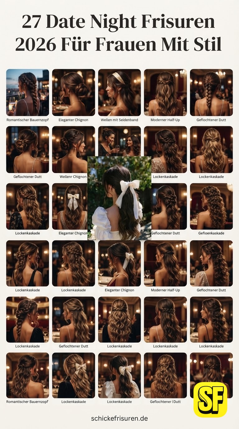27 Date Night Frisuren 2026 Für Frauen Mit Stil