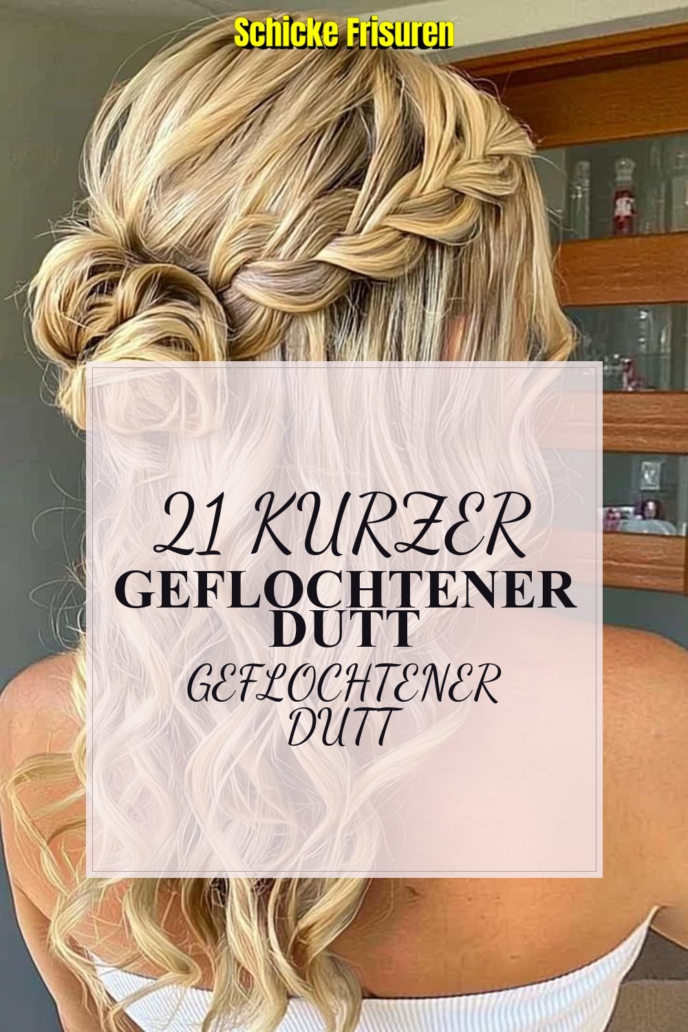 Kurzer geflochtener Dutt