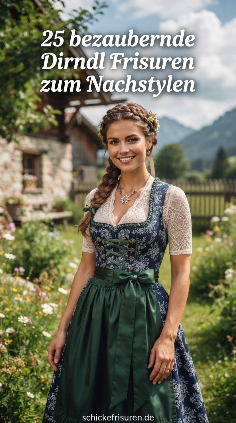 25 bezaubernde Dirndl Frisuren zum Nachstylen