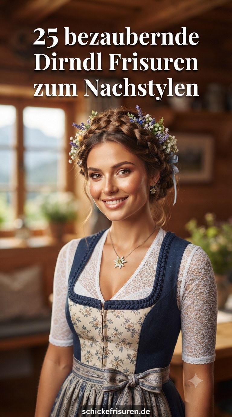 25 bezaubernde Dirndl Frisuren zum Nachstylen