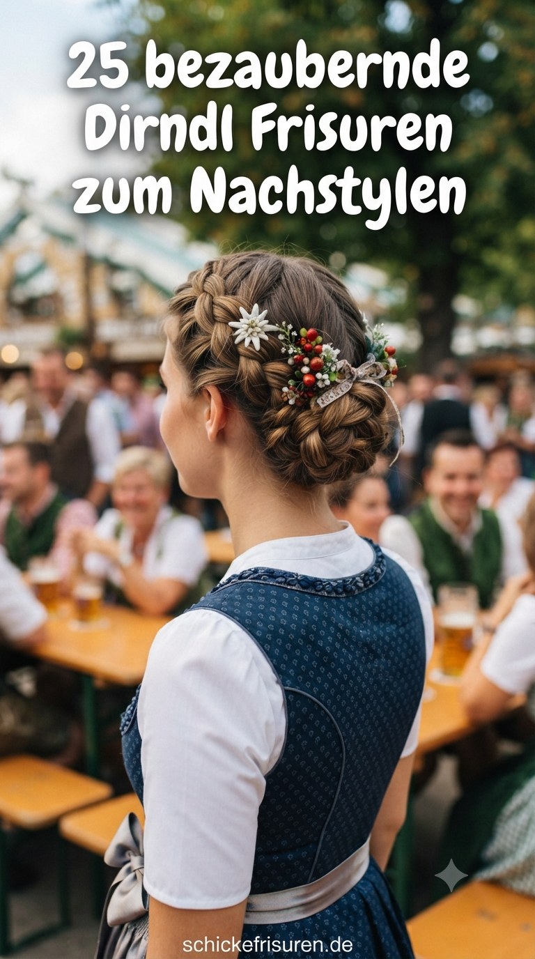 25 bezaubernde Dirndl Frisuren zum Nachstylen