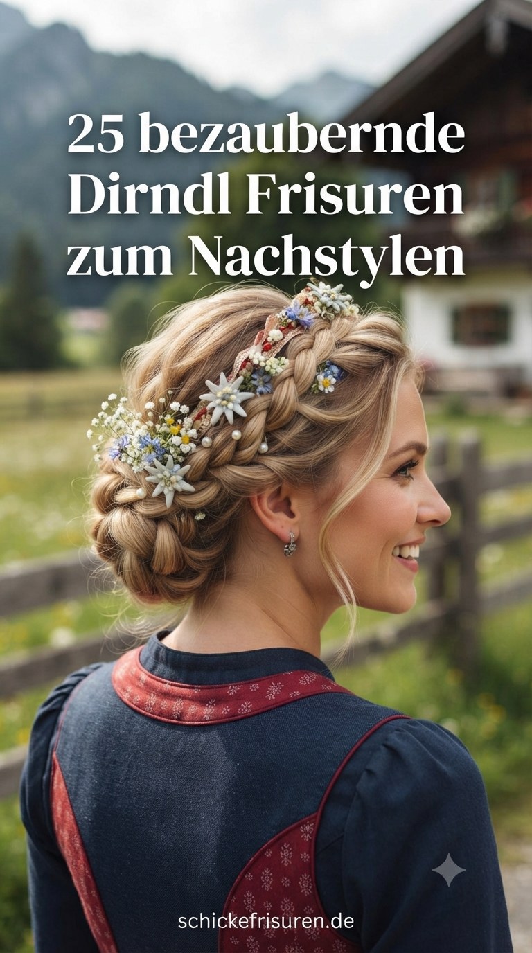 25 bezaubernde Dirndl Frisuren zum Nachstylen