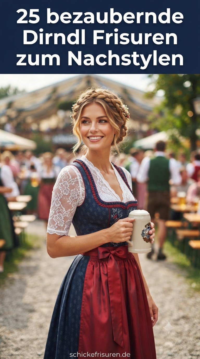 25 bezaubernde Dirndl Frisuren zum Nachstylen