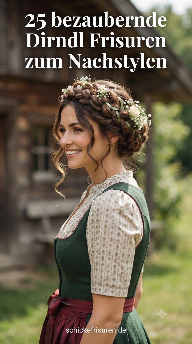 25 bezaubernde Dirndl Frisuren zum Nachstylen