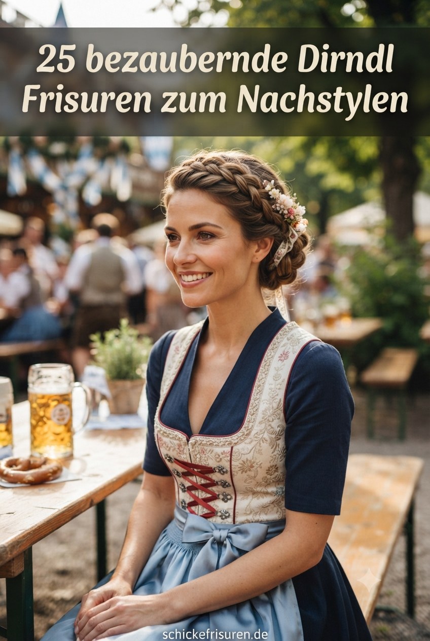 25 bezaubernde Dirndl Frisuren zum Nachstylen