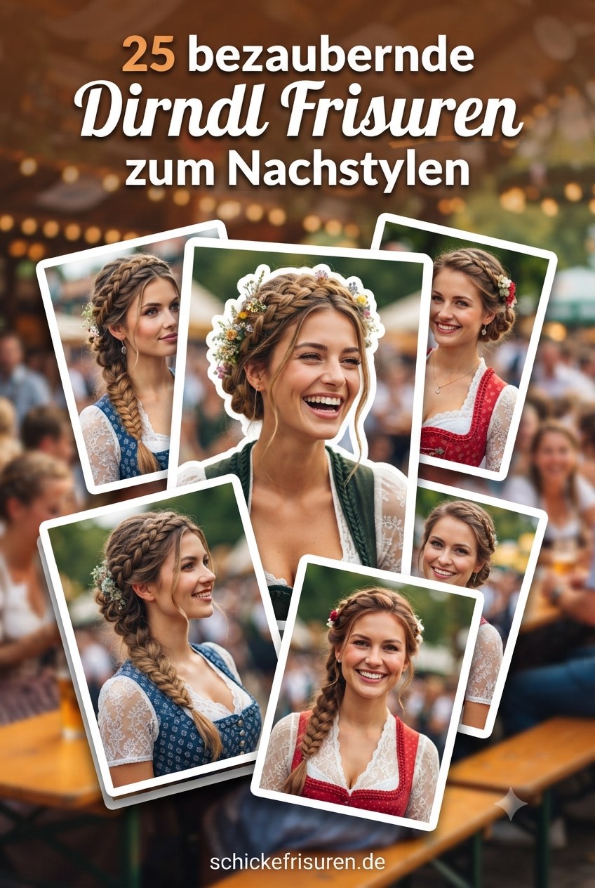 25 bezaubernde Dirndl Frisuren zum Nachstylen