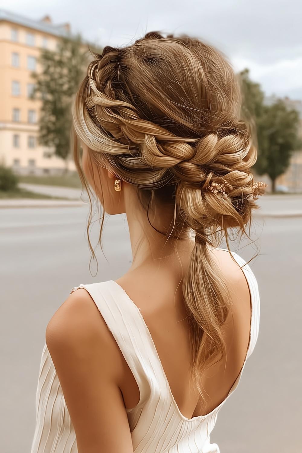 Romantischer Flechtknoten